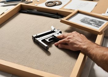 Pinnwand selber basteln aus Stoff