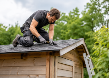 DIY-Wetterschutz für Gartenhaus und Carport: Dach, Fugen und Entwässerung richtig instand halten