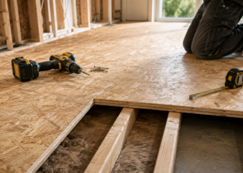 OSB-Platten verlegen: DIY-Anleitung für einen stabilen Boden